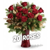 Winter Classic Red Roses - Premium. An arrangement by Brooklin Floral and Garden Shoppe Inc..
