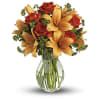 Vase of Fiery Blooms standard