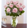 The FTD® Pastel Pink Rose Bouquet standard