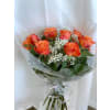 Orange Rose Wrapped (12/12 deluxe/24) - Standard. An arrangement by Floratechnics.