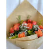 Orange Rose Wrapped (12/12 deluxe/24) - Deluxe. An arrangement by Floratechnics.