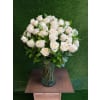 White Roses in a Vase premium