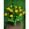 Yellow Roses in a Vase standard