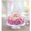 Birthday Wishes Flower Cake Pastel 2022 standard