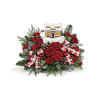 TF KINKADE SWEET SHOPPE 2022 - Deluxe. An arrangement by Nicol Florist.