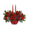 ELEGANT CRIMSON ROSE CENTERPIECE premium