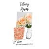 Peach Tiffany Roses Arranged in a Vase premium