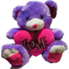 Purple Pink Plush Bear Musical standard