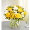 Yellow & White Delight All around Bouquet premium