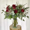 Dozen Heart Roses deluxe