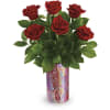 Romance of Radiant Red Roses Bouquet standard