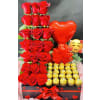 box roses chocolates standard