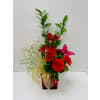 Colour Splash Flower Arrangement - Red standard