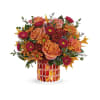 Autumn Aglow TF - Deluxe. An arrangement by Belak Flowers.