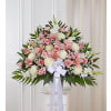 Standing Basket - Pink and White deluxe