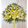 Standing Basket - Yellow and White premium