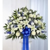 Standing Basket - Blue and White premium