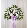 Standing Basket - Lavender and White standard