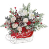 Teleflora's Frosted Sleigh Bouquet-COQ standard