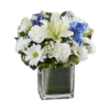 Blue and White Sympathy Arrangement deluxe