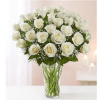 Premium Long Stem White Roses deluxe