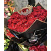 Roses and Crown Fit for A Queen - Premium. An arrangement by New Britain Flower Shop.