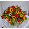 Sunflower Rose Casket Cover premium