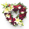 Loving Memories Open Heart Wreath deluxe