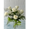 White Roses In A Vase standard