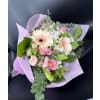 Designer's Choice wrapped spring bouquet standard