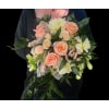 Peachy Paradise Bridal Bouquet deluxe