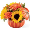 FALL HARVEST - Premium. An arrangement by Brasco Florist.
