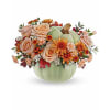 TF Harvest Magic Pumpkin arrangement - Deluxe. An arrangement by Nicol Florist.