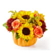 Golden Gourd - Deluxe. An arrangement by Fendley Florists.
