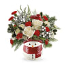 Teleflora's The Snowy Delight Bouquet - Deluxe. An arrangement by Nicol Florist.