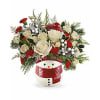 Teleflora's The Snowy Delight Bouquet - Premium. An arrangement by Nicol Florist.