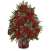 Teleflora's Ruby Radiance Tree - Premium. An arrangement by Michael's Flowers.