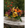 Autumn Radiance Basket - Premium. An arrangement by Garden Florist.