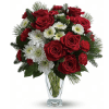 Winter Kisses Bouquet - Standard. An arrangement by Shalimar Flower Shop.