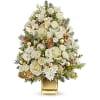 Luxe Winter Tree TF - Deluxe. An arrangement by Belak Flowers.