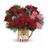 Send a Hug Reindeer Wish Bouquet (Teleflora) - Premium. An arrangement by North Liberty Flower Shop.