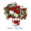 Teleflora's Frosty Wishes - Deluxe. An arrangement by Love Floral.