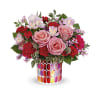 Charming Mosaic - Deluxe. An arrangement by Belak Flowers.