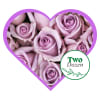 Two Dozen Lavender Rose Bouquet - Deluxe. An arrangement by Appleblossoms Flowers, Gifts and More.