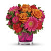 Turn Up The Pink Bouquet - Standard. An arrangement by Flowers and Beyond.