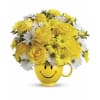 Be Happy® Bouquet with Roses - Premium. An arrangement by Flowers and Beyond.