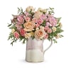 Artisanal Blush Bouquet - Standard. An arrangement by Flowers of Jacksonville.