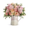 Artisanal Blush Bouquet - Deluxe. An arrangement by Flowers of Jacksonville.