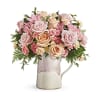 Artisanal Blush Bouquet - Premium. An arrangement by Flowers of Jacksonville.