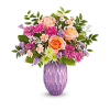 Pretty Glow Bouquet - Standard. An arrangement by Blushing Flowers.